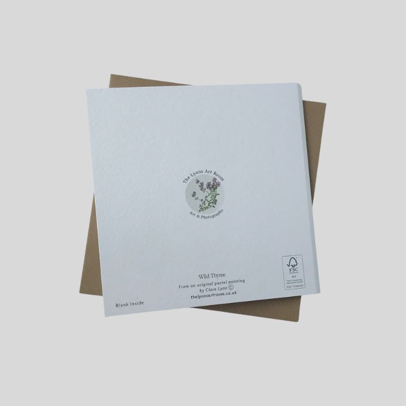 Wild Thyme Greetings Card
