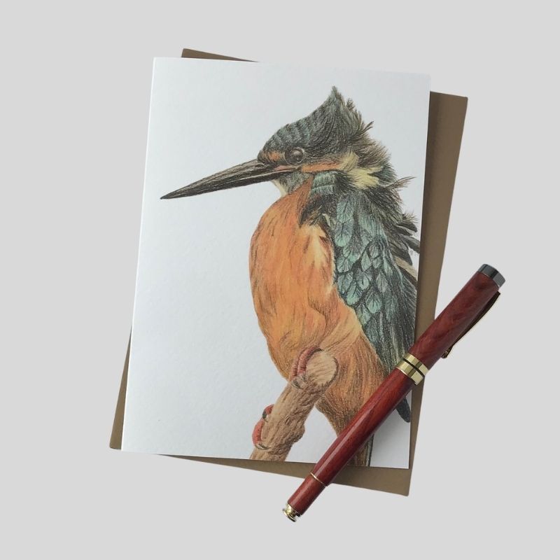 Kingfisher Greetings Card
