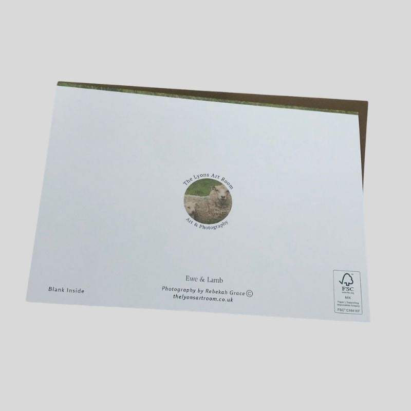 Ewe & Lamb Greetings Card