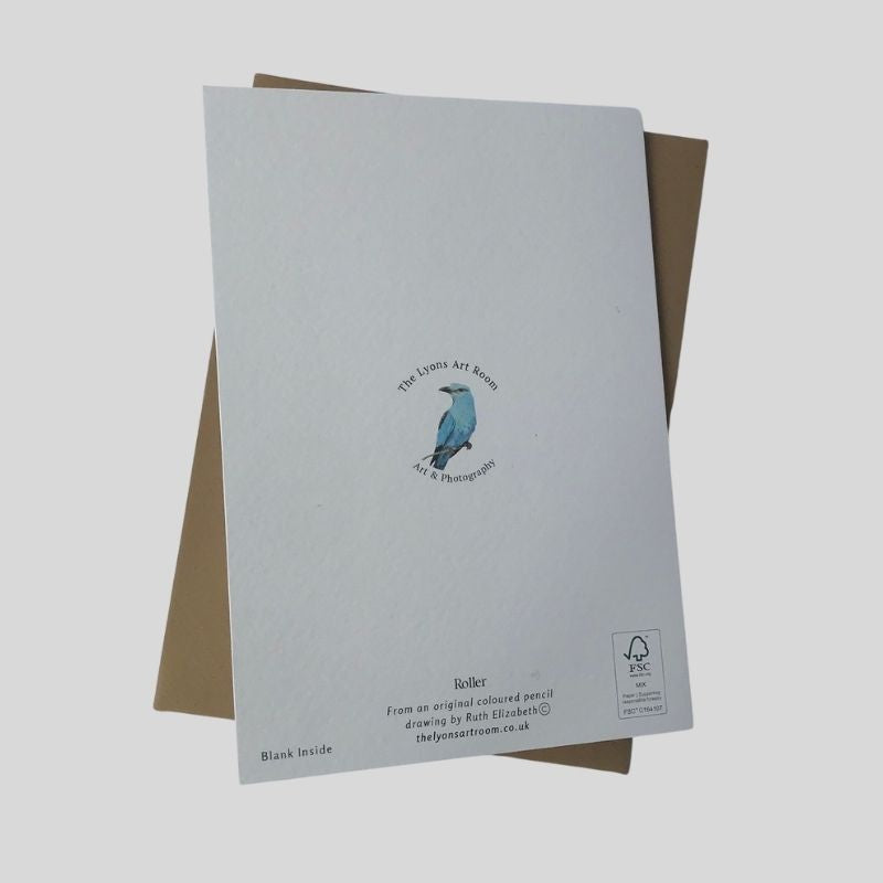 Roller Bird Greetings Card