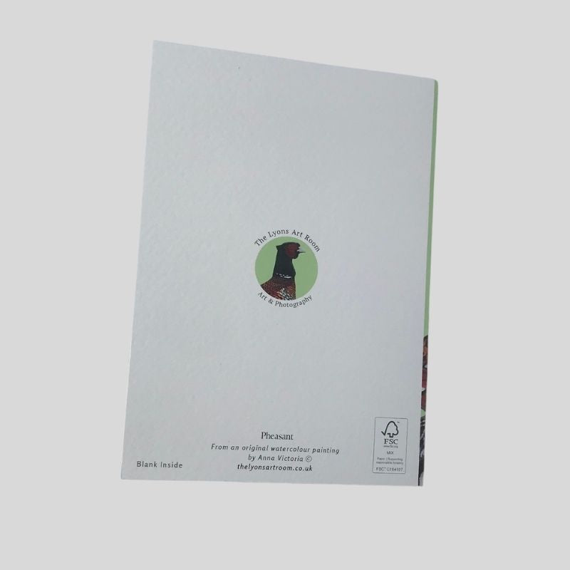 Pheasant Greetings Card