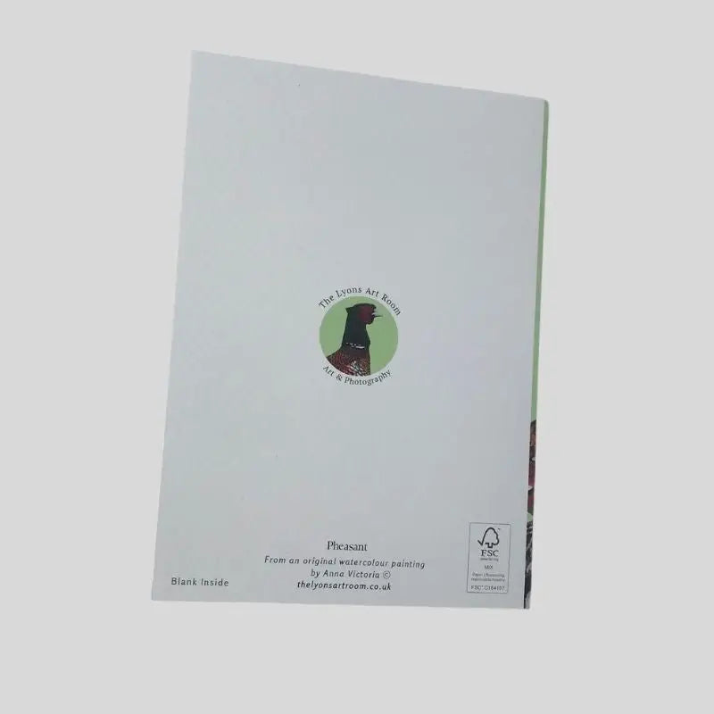 Pheasant Greetings Card
