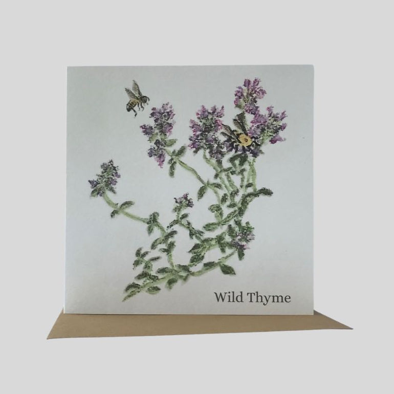 Wild Thyme Greetings Card