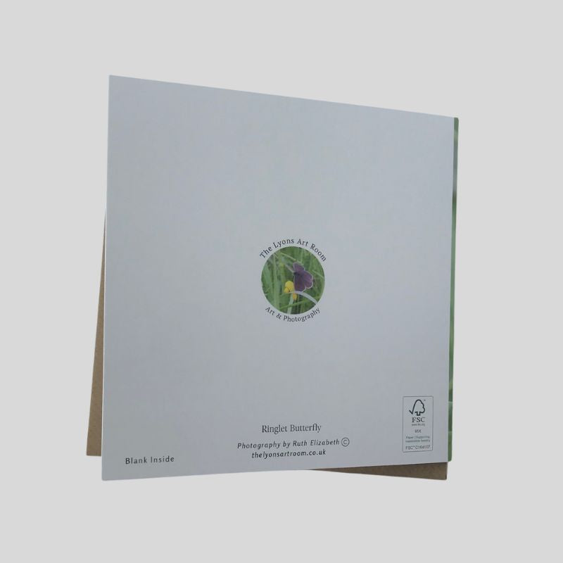 Ringlet Butterfly Greetings Card