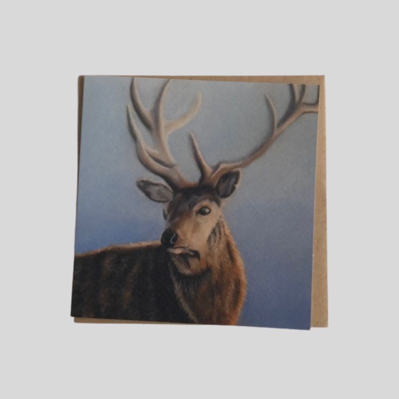 Stag Greetings Card