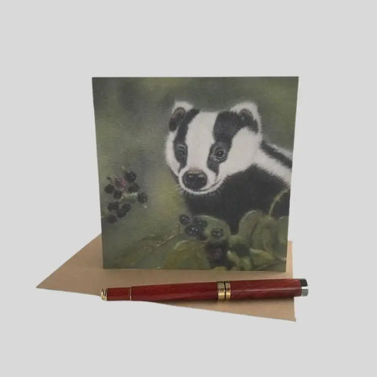 Badger Greetings Card