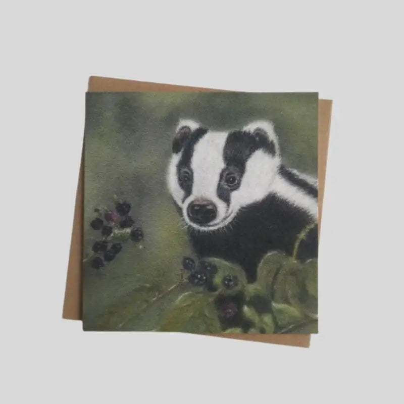 Badger Greetings Card