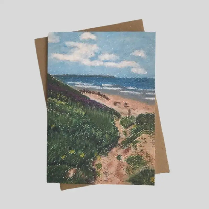 Coastal Path Greetings Card