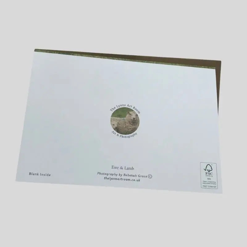 Ewe & Lamb Greetings Card