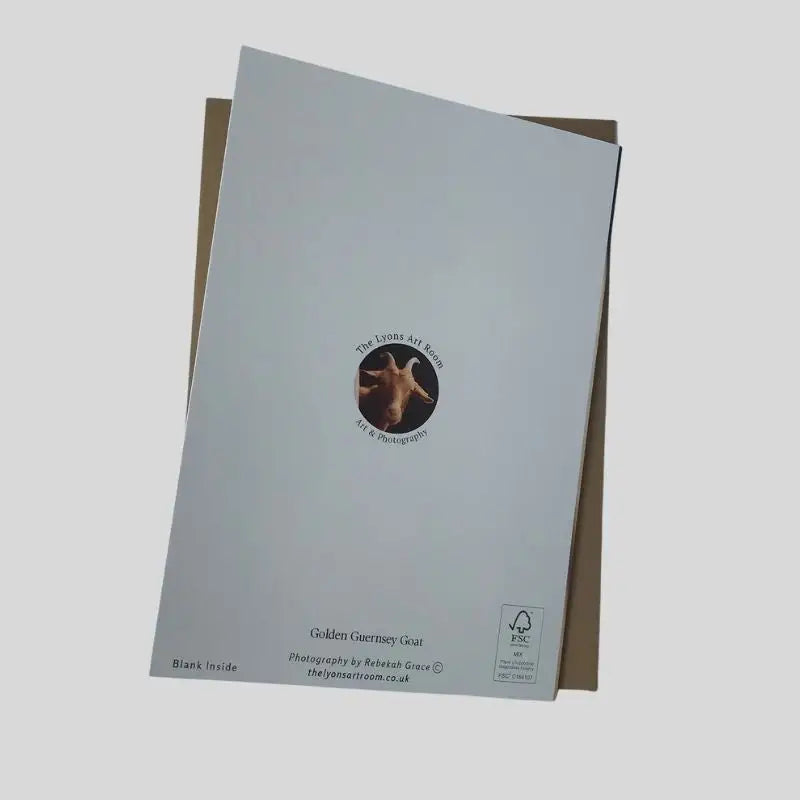 Golden Guernsey Goat Greetings Card