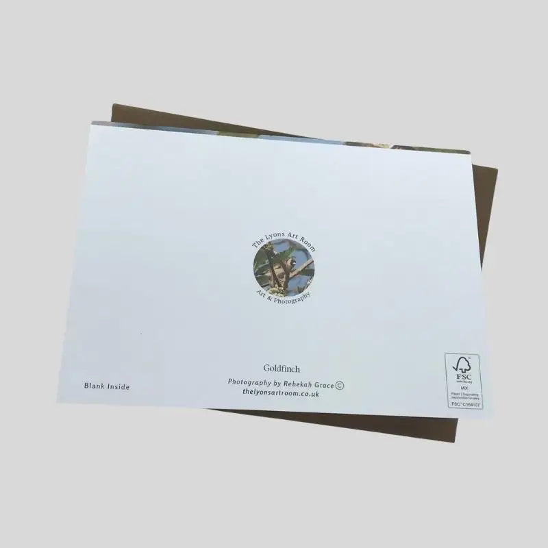 Goldfinch Greetings Card