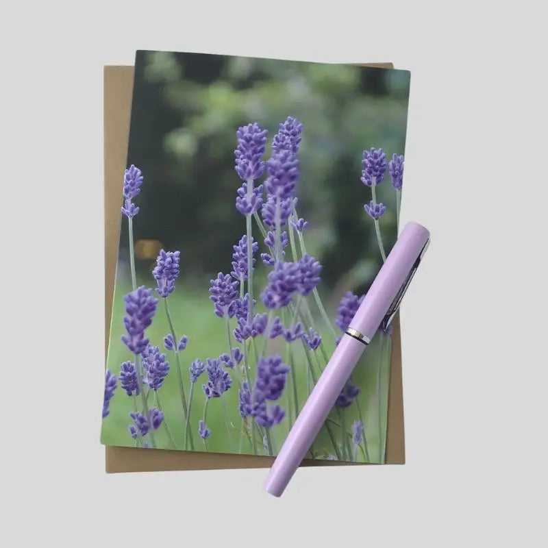 Lavender Greetings Card