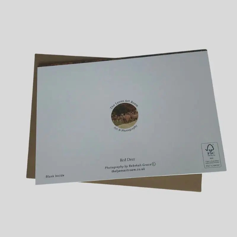 Red Deer Greetings Card
