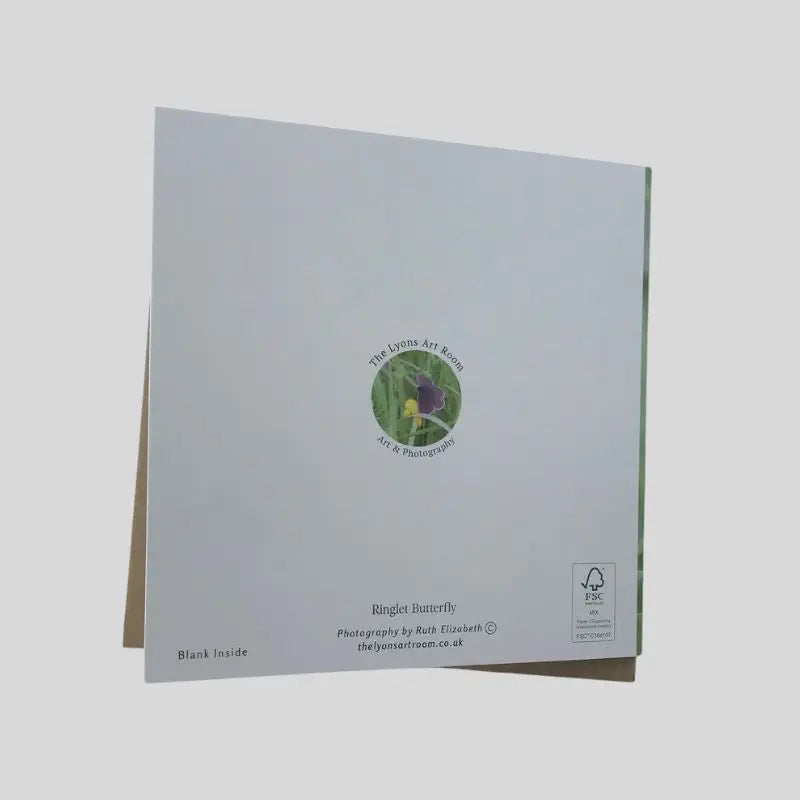 Ringlet Butterfly Greetings Card