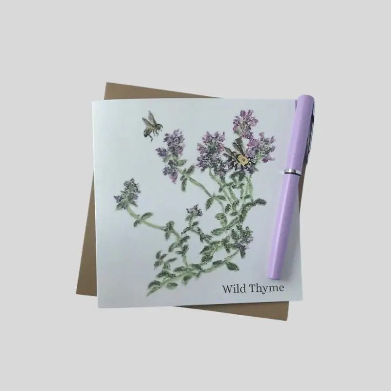 Wild Thyme Greetings Card