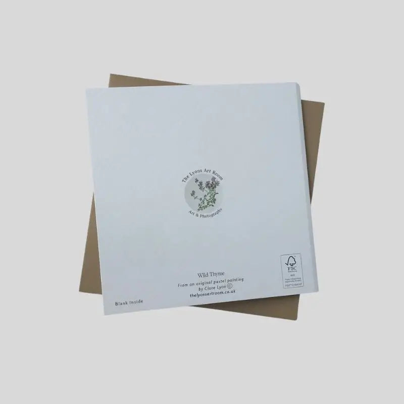 Wild Thyme Greetings Card